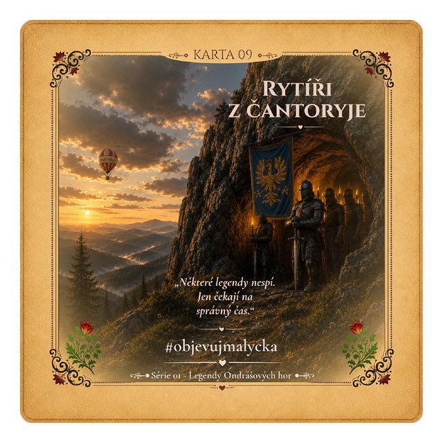 Rytíři z Čantoryje – sběratelská karta malycka