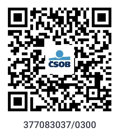 QR kód pro dobrovolnou podporu tvorby malycka